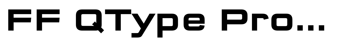 FF QType Pro Semi Extended Bold